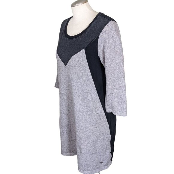 Scotch and Soda Aspen Chic Sweatshirt Dress Size 2 Gray Maison Scotch Geometric - Picture 5 of 10